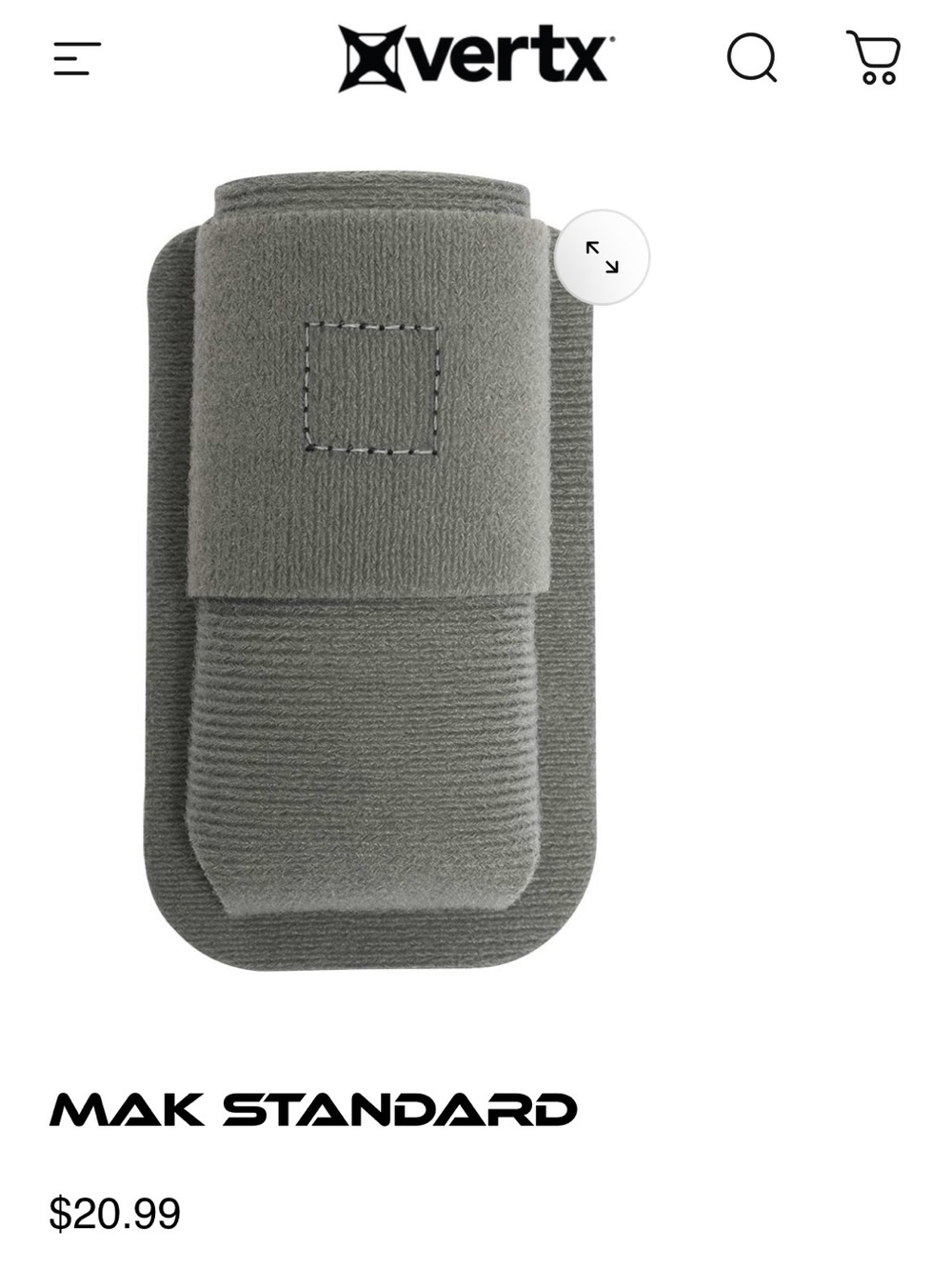 NWT Vertx Tactigami - MAK Standard Mags and Kit Holster in Gray